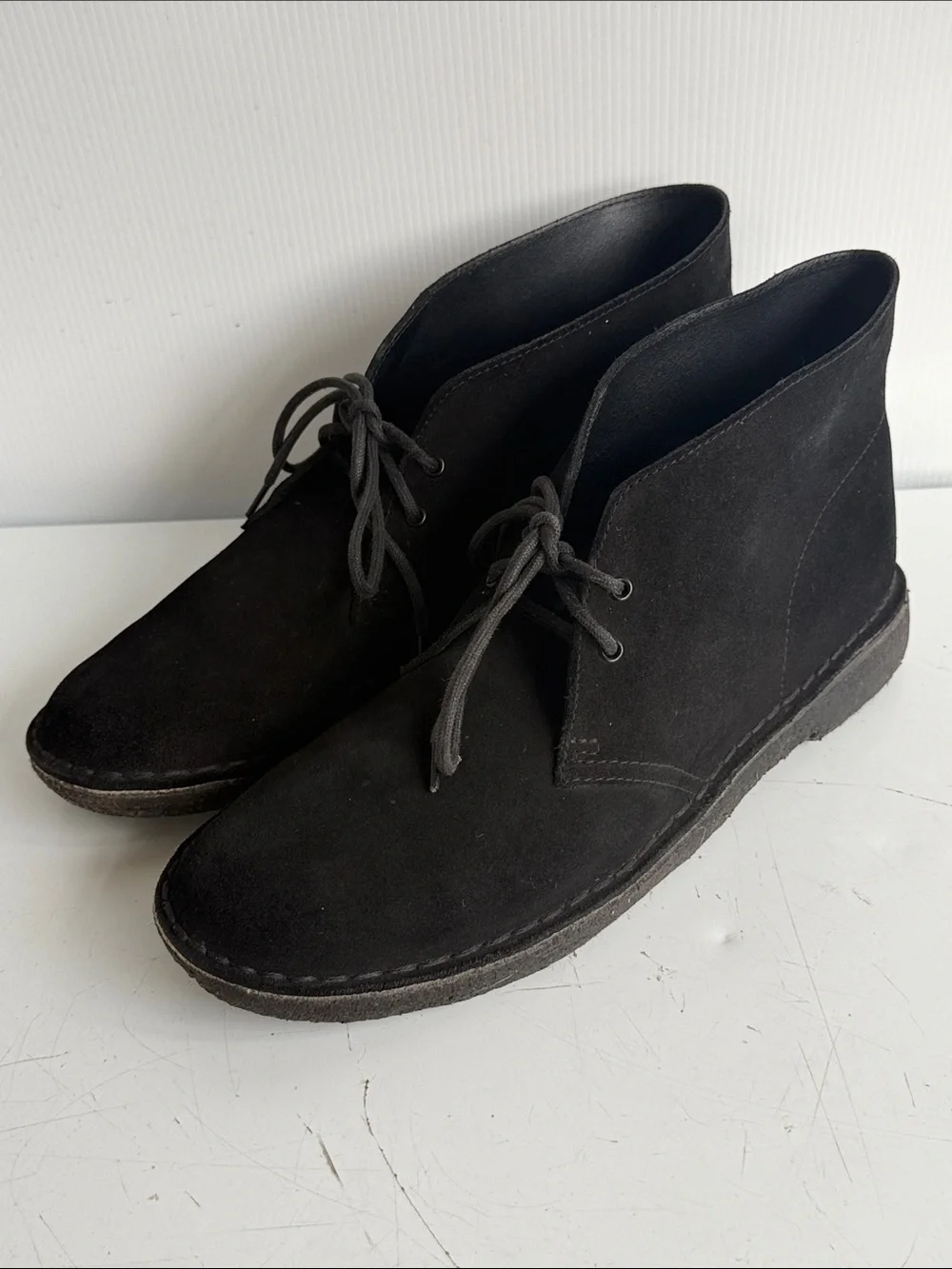 Clarks Originals Suede Chukka Desert Boots Mens Size 11.5